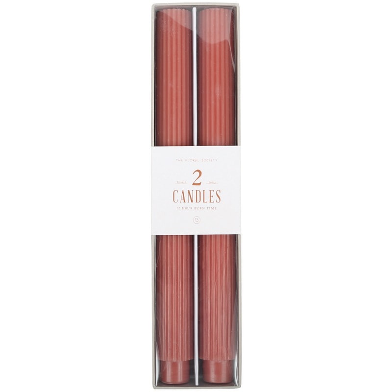 10" Fancy Tapers - Clay
