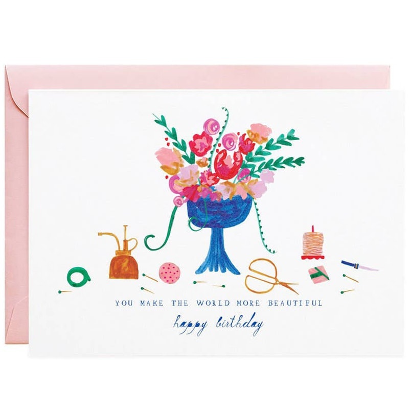 The Florist Called Birthday Card