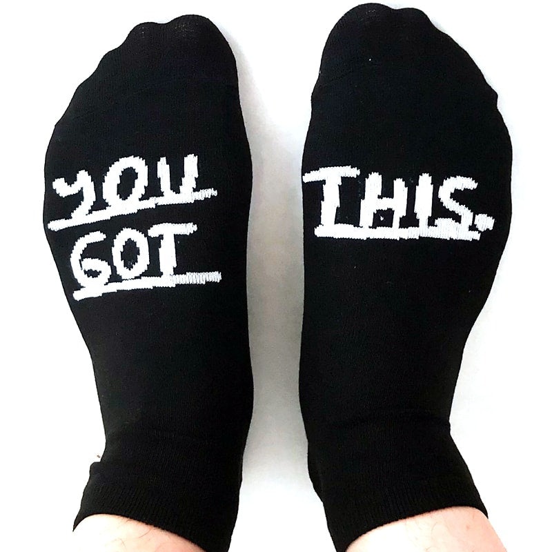 You Got This Socks in Black