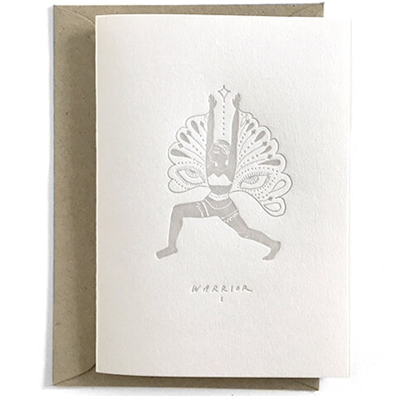 Warrior 1 Greeting Card