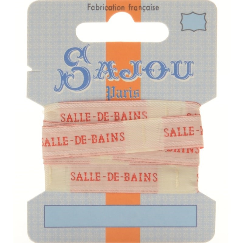 Salle de Bains Ribbon on Card