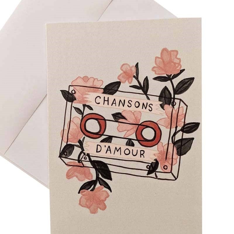 Chansons dAmour Greeting Card