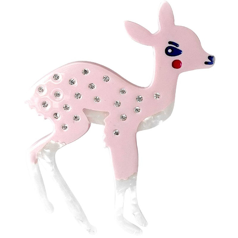 Deer Blueberries Hair Clip