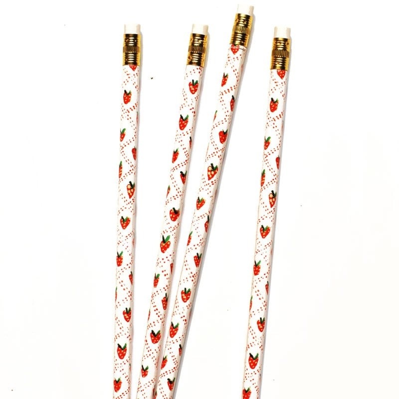 Strawberry Pencils