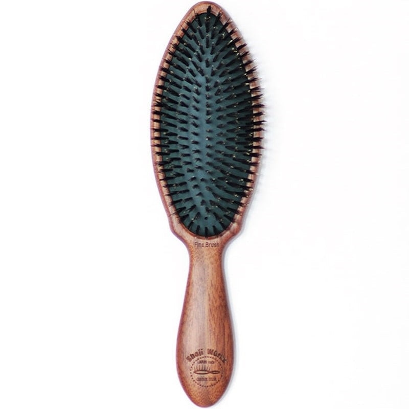 Walnut Wood Cushion Hairbrush