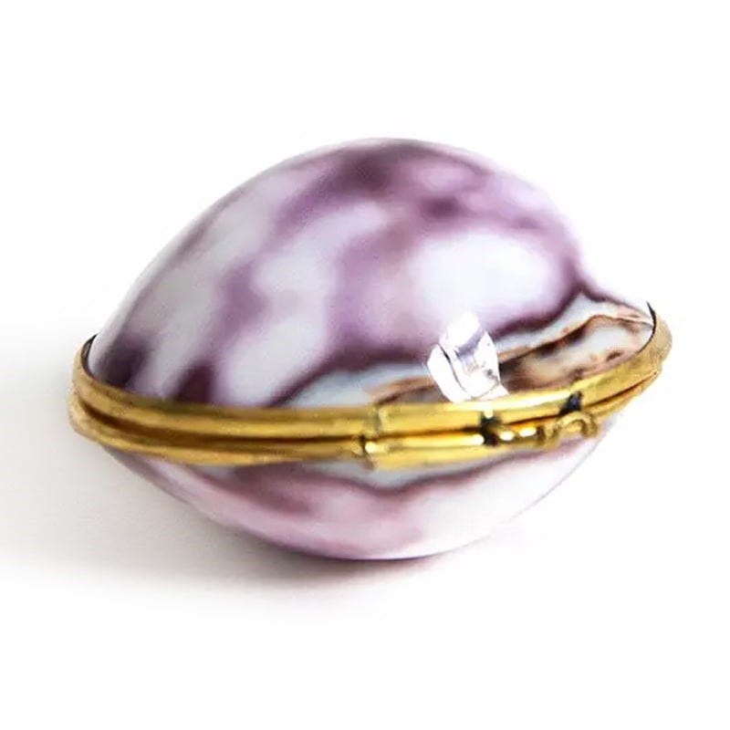 Lavender + Mint Lip Balm  Purple Cowry Shell