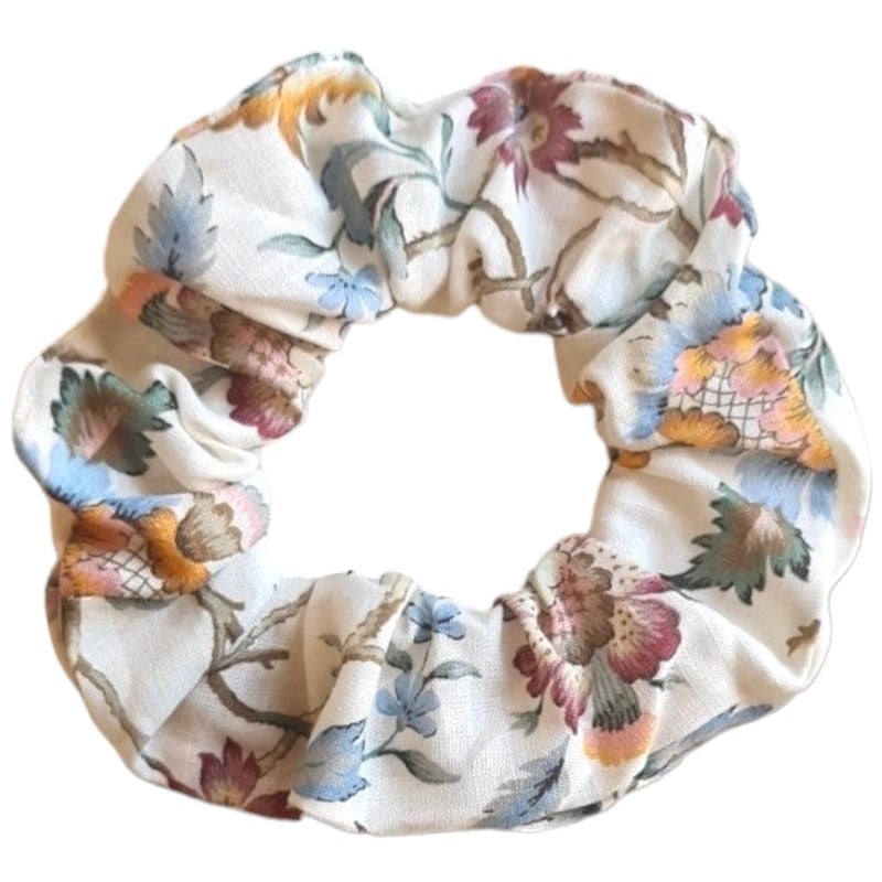 Liberty Linen Hair Tie  Floral Linen