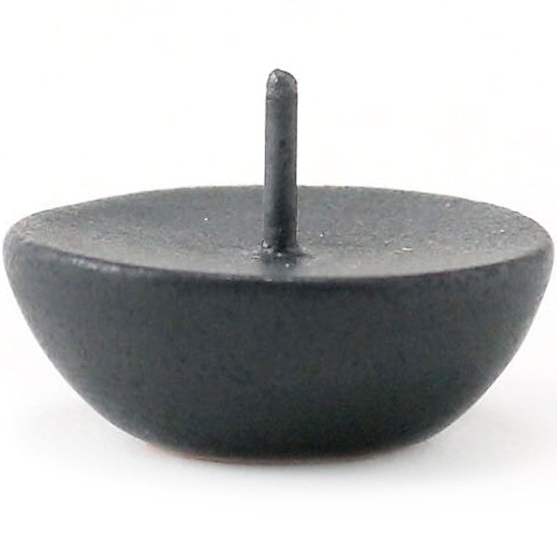 Ceramic Circular Candle Stand  Black