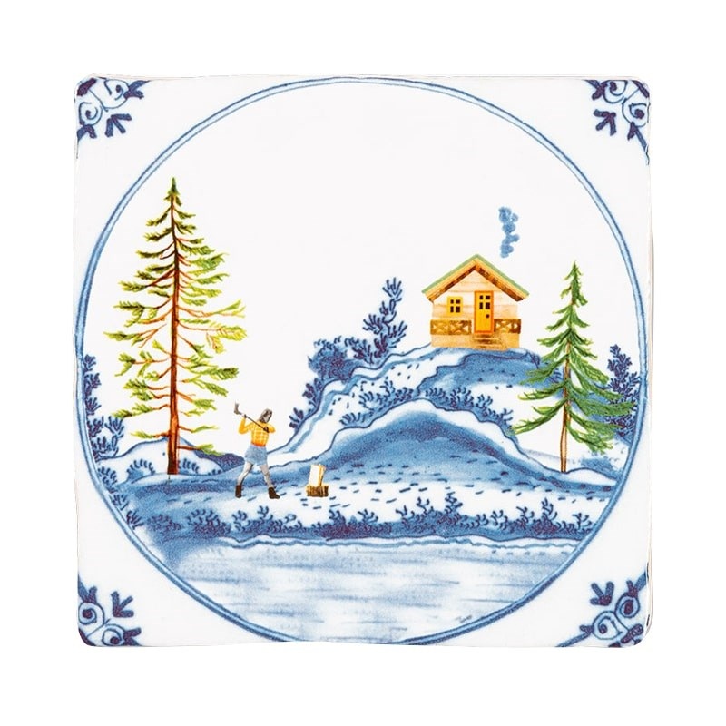 Small Tile - Cabin in the Woods