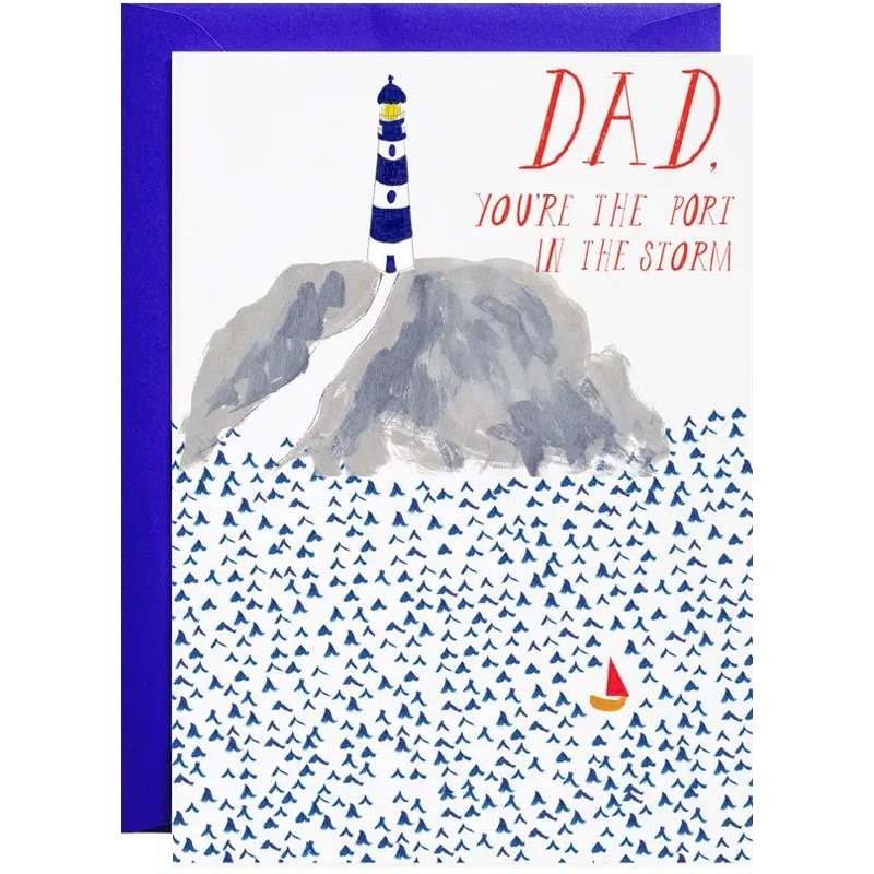 A Little Lost Sailboat Greeting Card