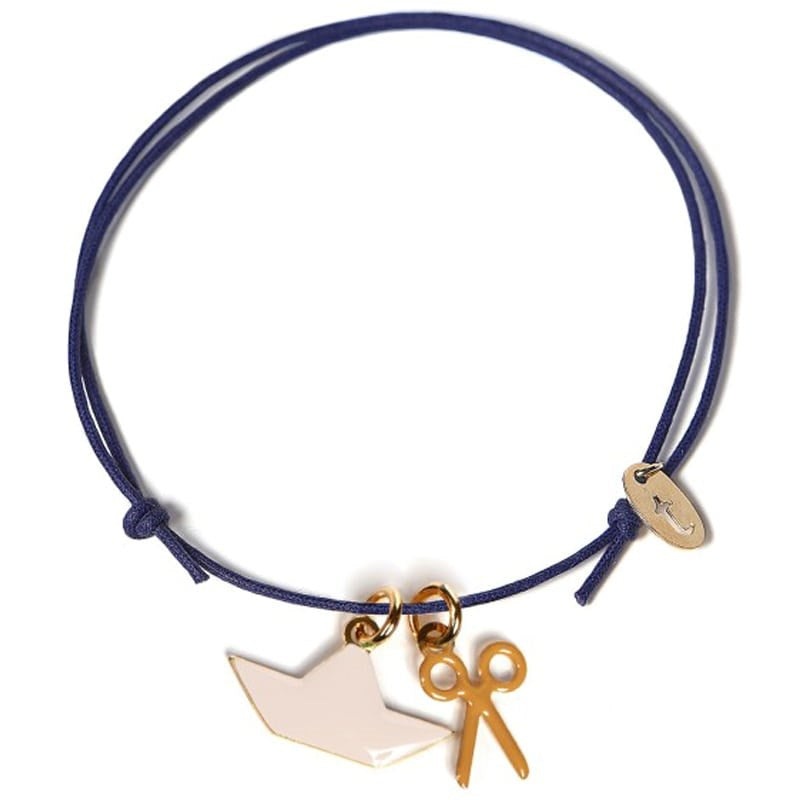 Boat Bracelet  Ivory/Caramel
