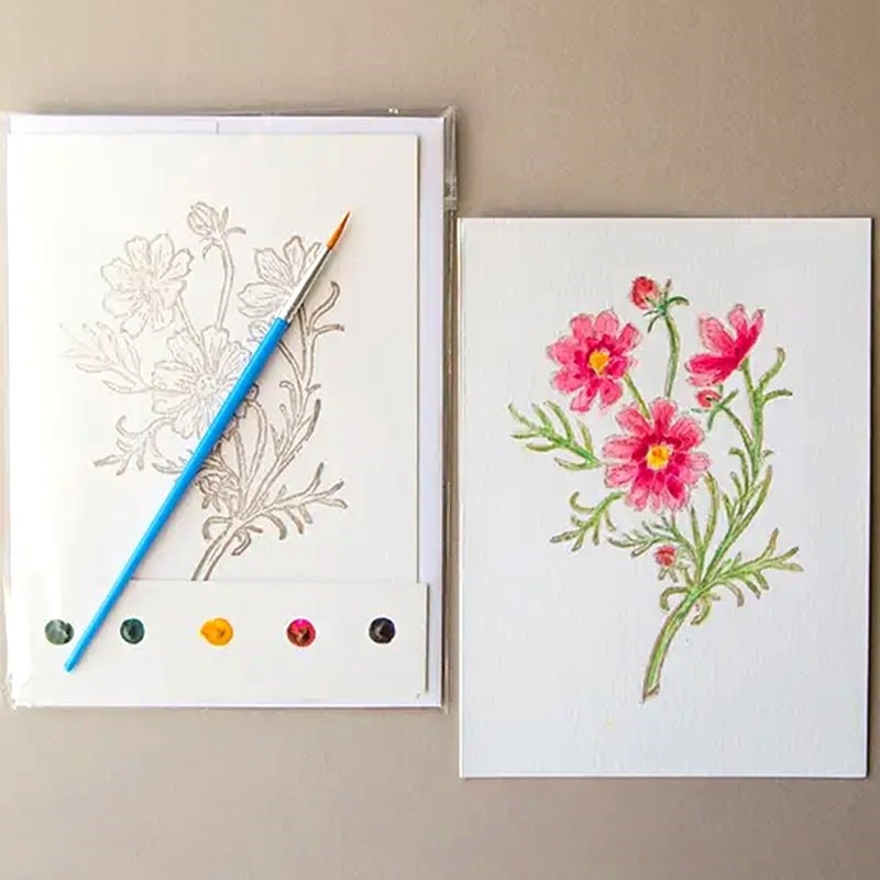 Cosmo Watercolor Card Art Kit