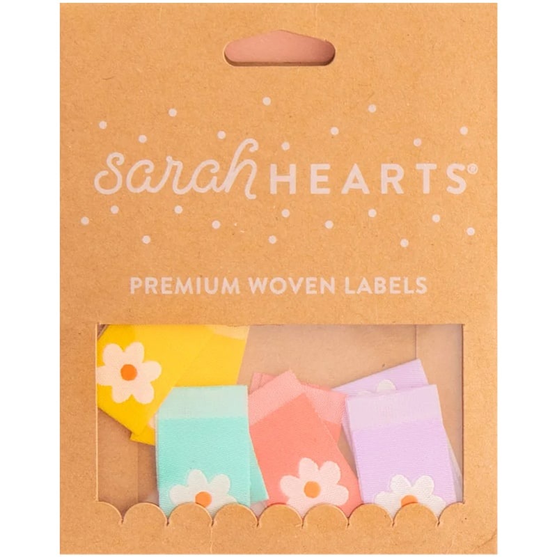 Sewing Woven Clothing Label Tags  Daisy Multipack