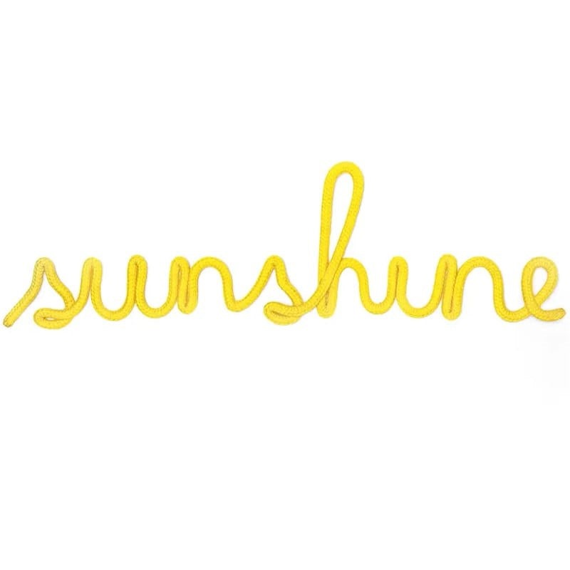 Sunshine Rope Word  Yellow