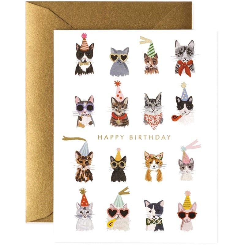Cool Cats Birthday Card