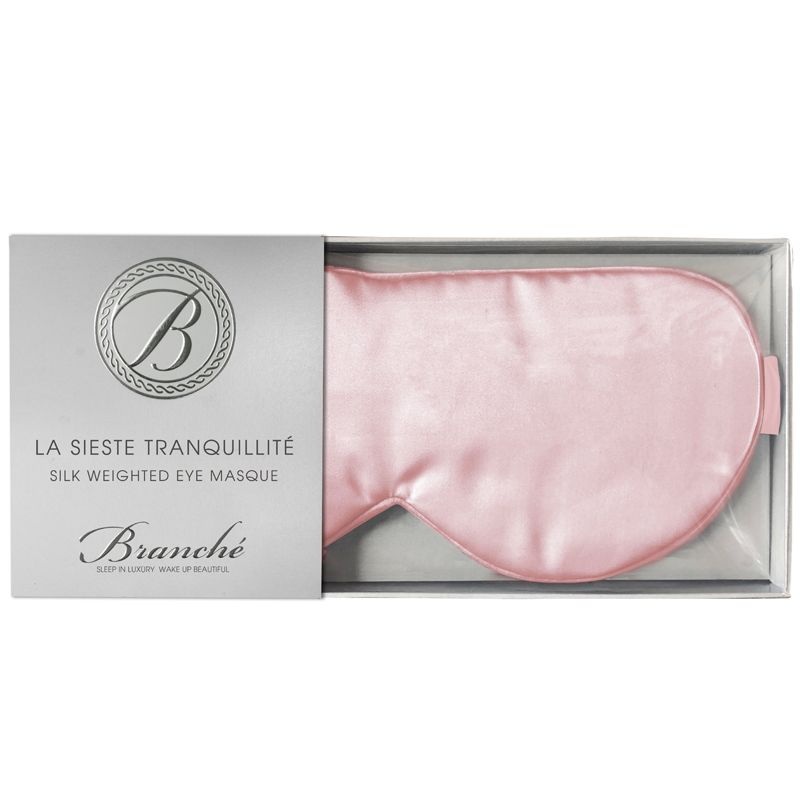 La Sieste Tranquillite Silk Weighted Eye Masque - Blush