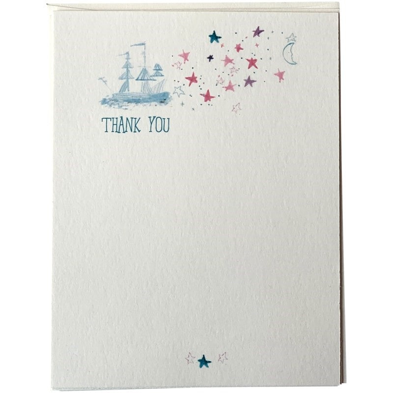Sail Away in the Night Notecards