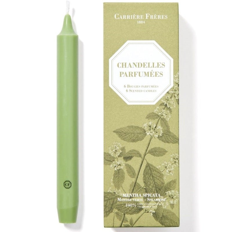 Spearmint 8" Taper Candles