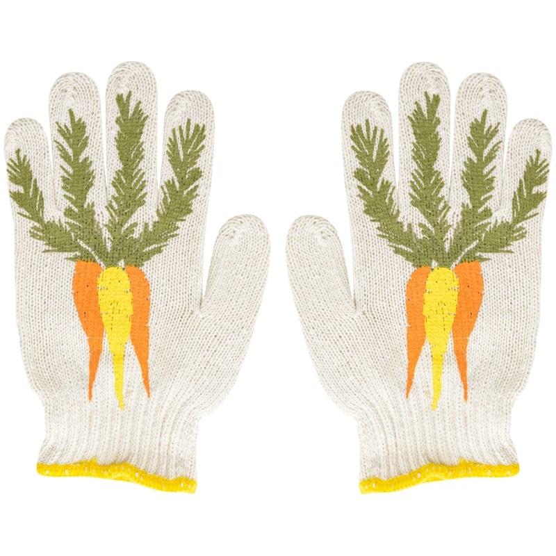 Carrot Gardening Gloves