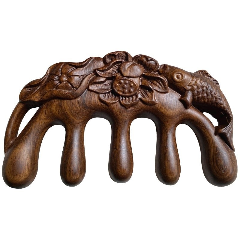 Gua Sha Sandalwood Comb