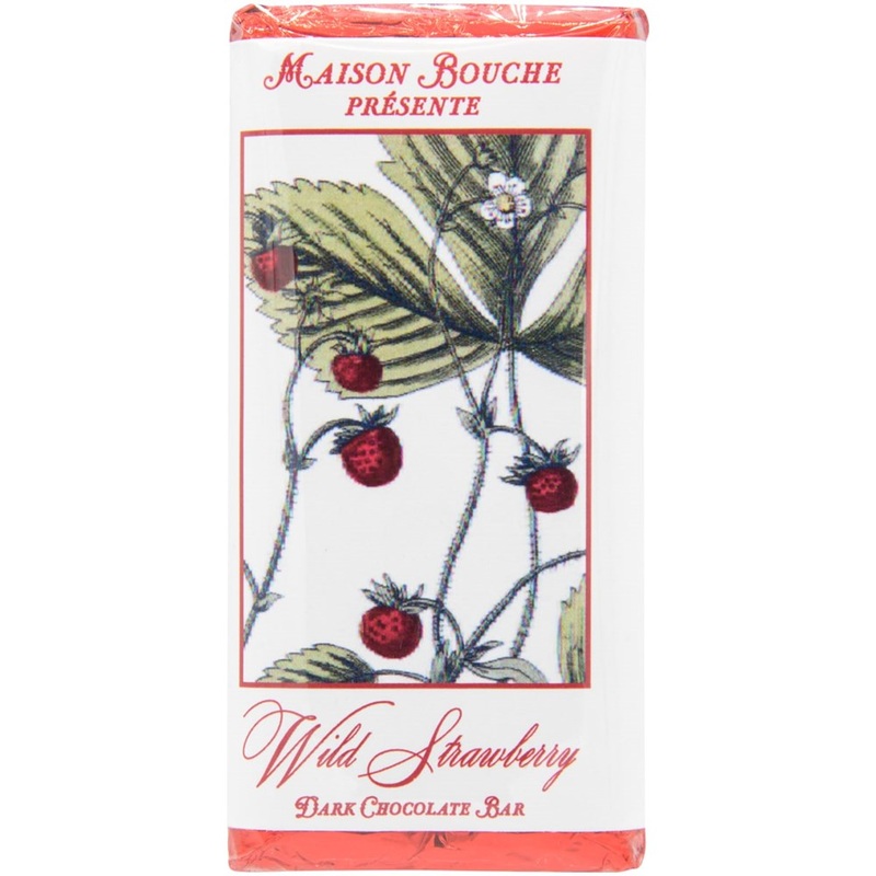 Wild Strawberry Botanical Chocolate Bar - Dark