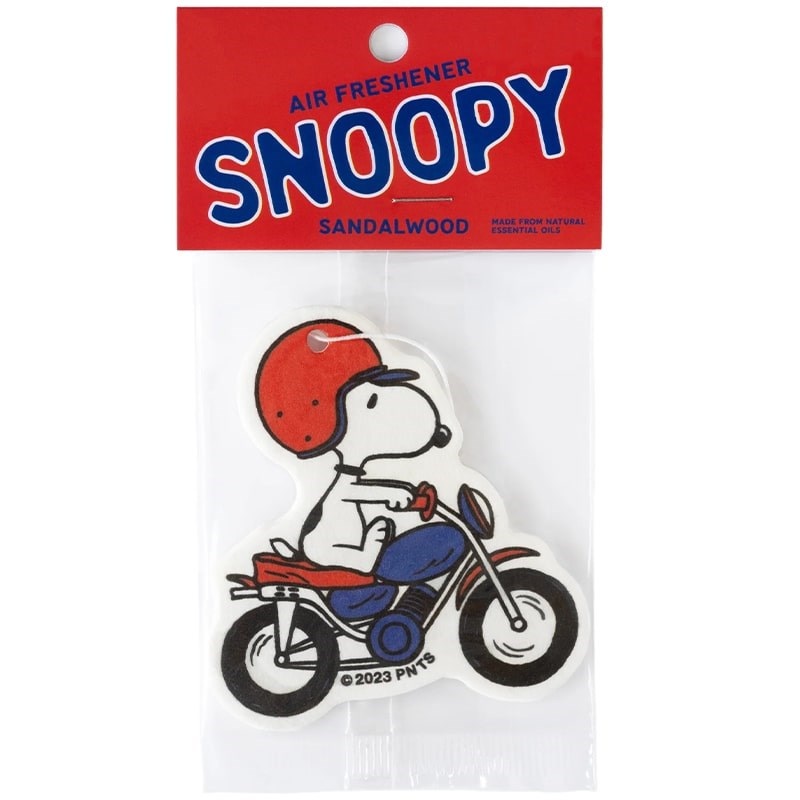 3P4 X Peanuts Air Freshener - Snoopy Motorcycle