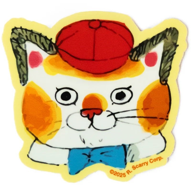 3P4 X Richard Scarry Huck Cat Sticker