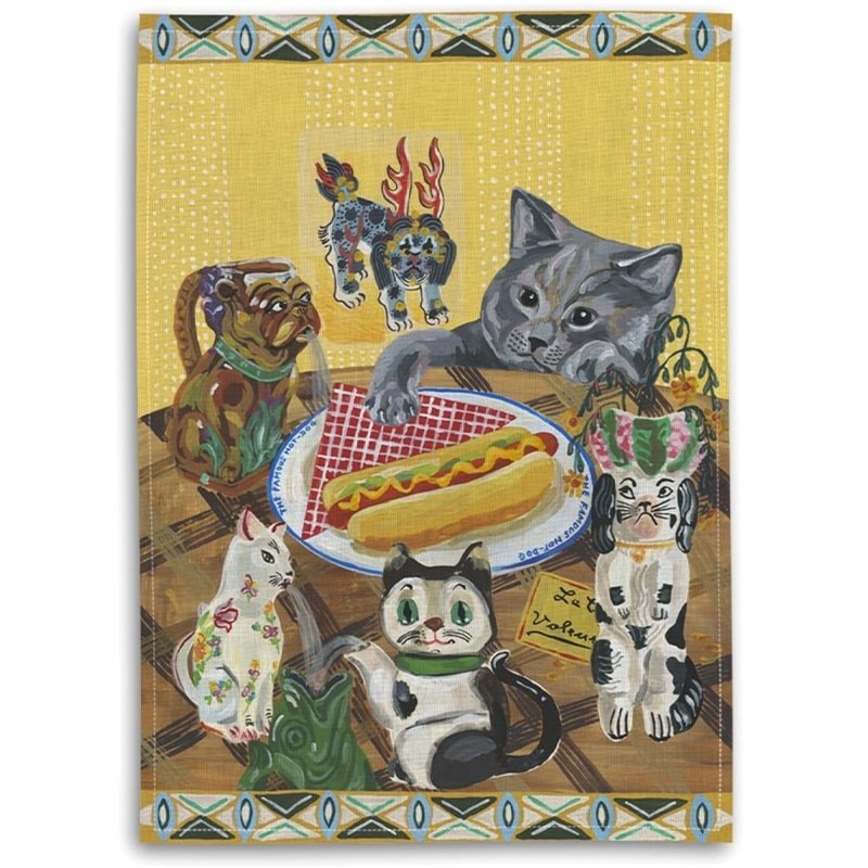 The Famous Hot Dog Tea Towel